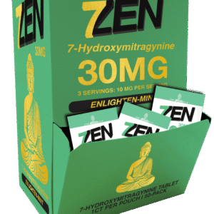 7Zen Hydroxy Enlighten-Mint 30 MG 50 Count Display
